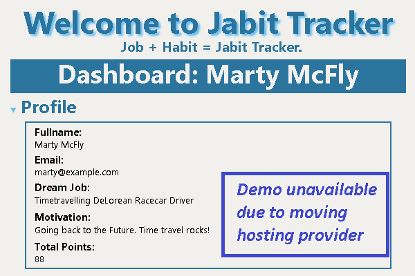 Job Habit Tracker app